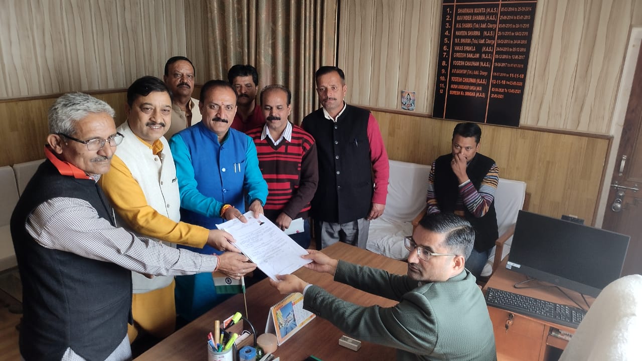 हाटी आंदालेन के प्रखर नेता बलदेव सिंह तोमर का नामांकन, प्रदेश अध्यक्ष रहे मौजुद…