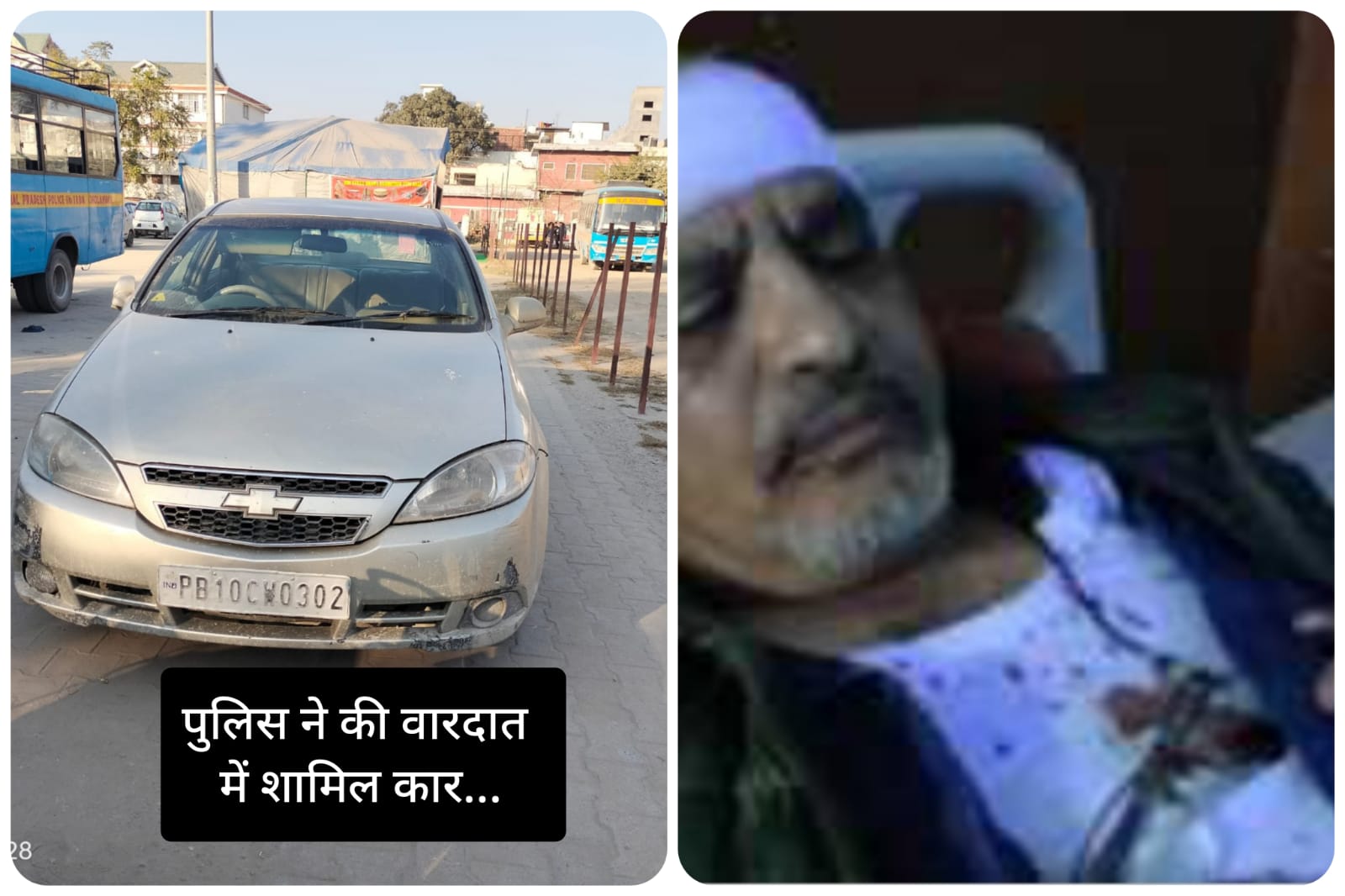 पत्रकार पर हमला करने वालों की हुई शिनाख्त…सुपारी लेकर दिया था वारदातको अंजाम…गाड़ी बरामद…