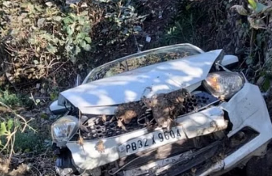 दर्शन कर लौट रहे श्रद्धालुओं की कार खाई में गिरी…बुजुर्ग महिला की मौत अन्य चार घायल