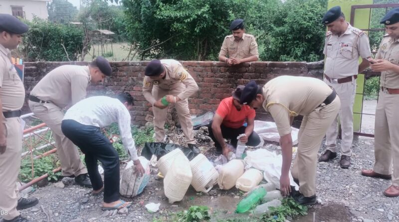 एक लाख 68 हजार ml. शराब की गई नष्ट…
