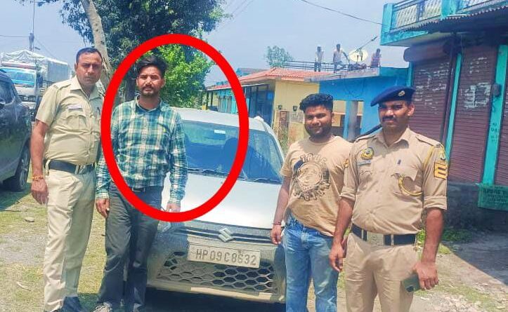 पुलिस ने बरामद की चोरी की गाड़ी…आरोपी पहुंचा सलाखों के पीछे…