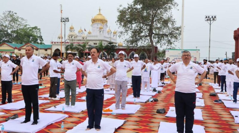योग भारतवर्ष की दुनिया को अमूल्य देन -हर्षवर्धन चौहान