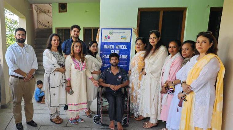 दिव्यांग नरेश कुमार ने कहा नए जीवन के लिए धन्यवाद इनरव्हील क्लब…