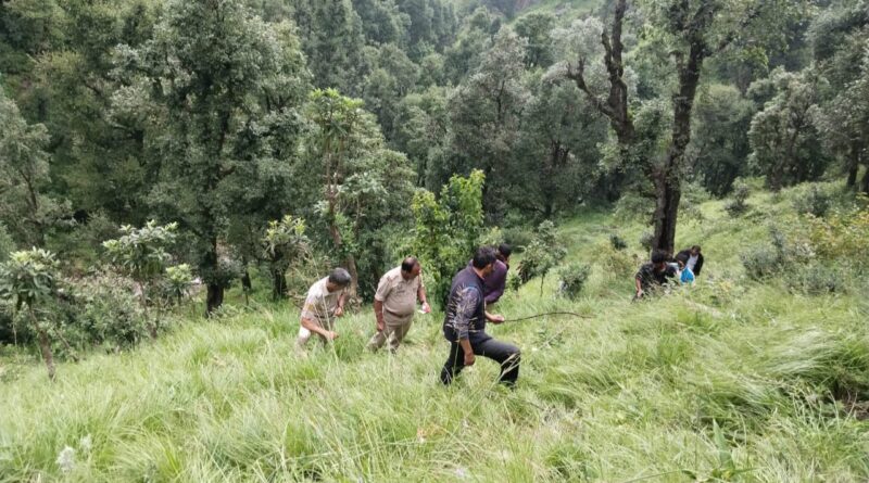 Congress नेता के भाई की हत्या वाली जगह छानबीन करती FSL team…