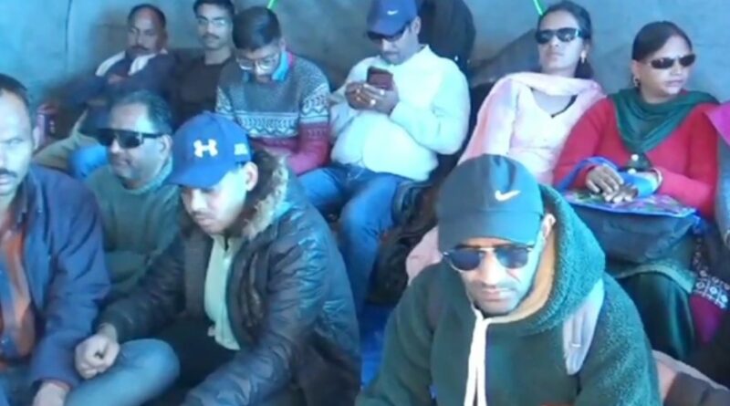शिमला में राष्ट्रीय दृष्टिहीन संघ अनिश्चितकालीन प्रदर्शन पांचवें दिन भी जारी…