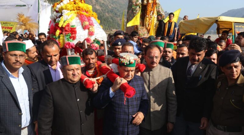 विधानसभा अध्यक्ष कुलदीप सिंह पठानिया ने किया अंतर्राष्ट्रीय श्री रेणुकाजी मेले का शुभारंभ..
