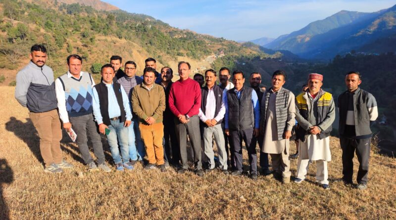 शिलाई अस्पताल के भवन का कार्य जल्द होगा आरम्भ-हर्षवर्धन चौहान
