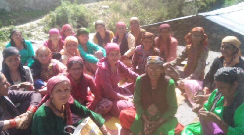 विश्व पर्यावरण दिवस के अवसर पर स्वच्छता अभियान आयोजित महिला मण्डल देवठना नानडी 