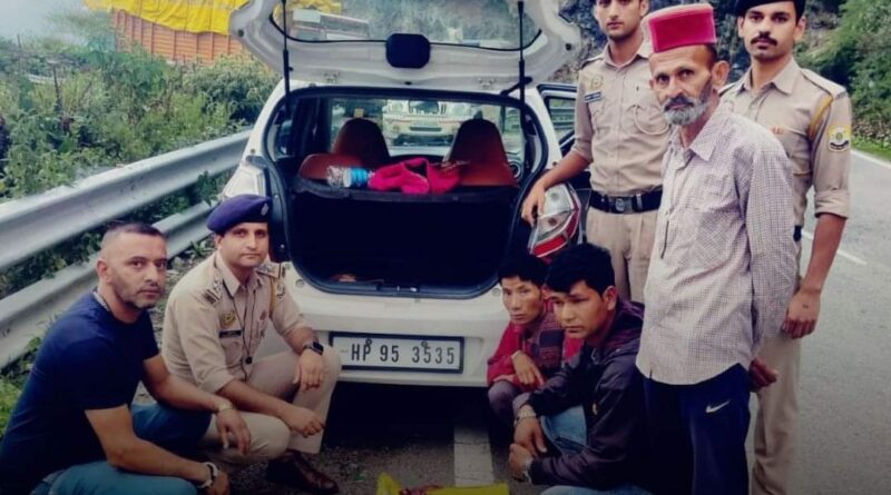 पुलिस ने 5 किलो अफीम के साथ चार तस्कर को धर दबोचा…