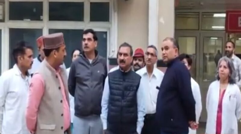 Morning walk करते करते IGMC निरिक्षण करने पहुंचे मुख्यमंत्री….