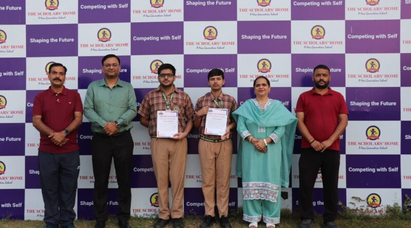 राष्ट्रीय स्तर पर चयनित हुए द स्कॉलर्स होम स्कूल के शतरंज के खिलाड़ी