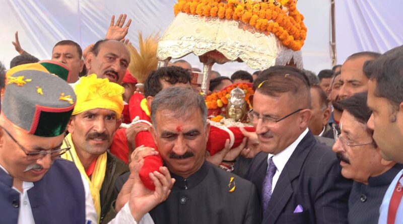 मुख्यमंत्री ने अंतरराष्ट्रीय श्री रेणुका जी मेले का किया शुभारम्भ.