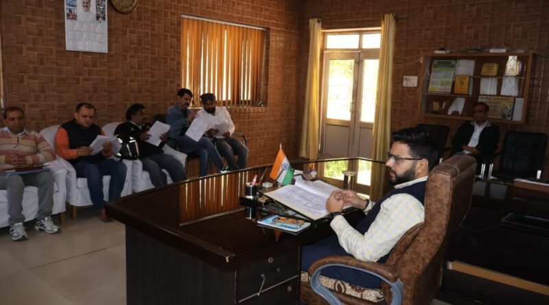 गुंजित चीमा की अध्यक्षता में स्वच्छता ग्रीन लीफ रेटिंग समिति की बैठक हुई आयोजित