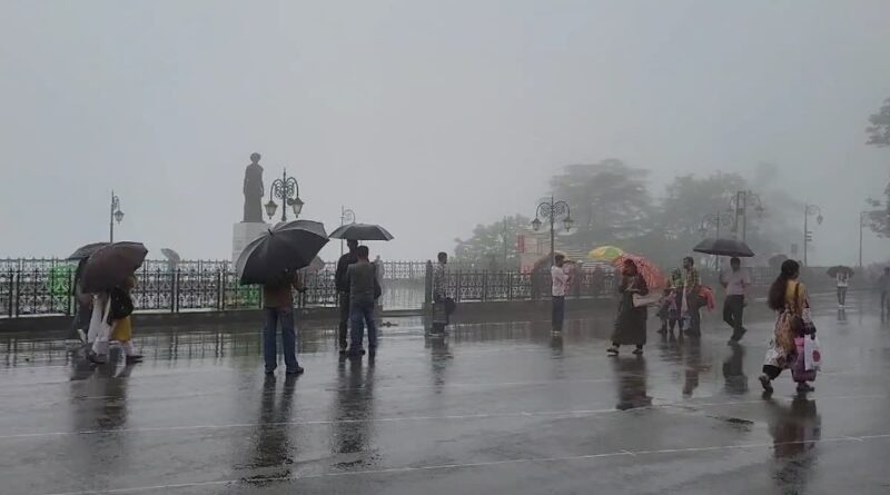 हिमाचल में बारिश और बर्फबारी का सिलसिला जारी…