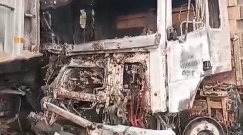दुखद हादसा…पांवटा साहिब के ट्रक चालक की जिंदा जलने से मौत…