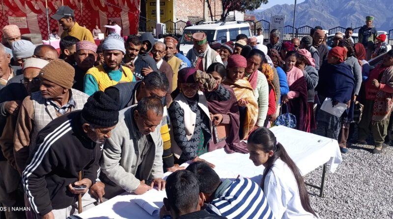 श्री साईं ग्रुप ने शिलाई में 400 से अधिक लोगों का जांचा स्वास्थ्य…