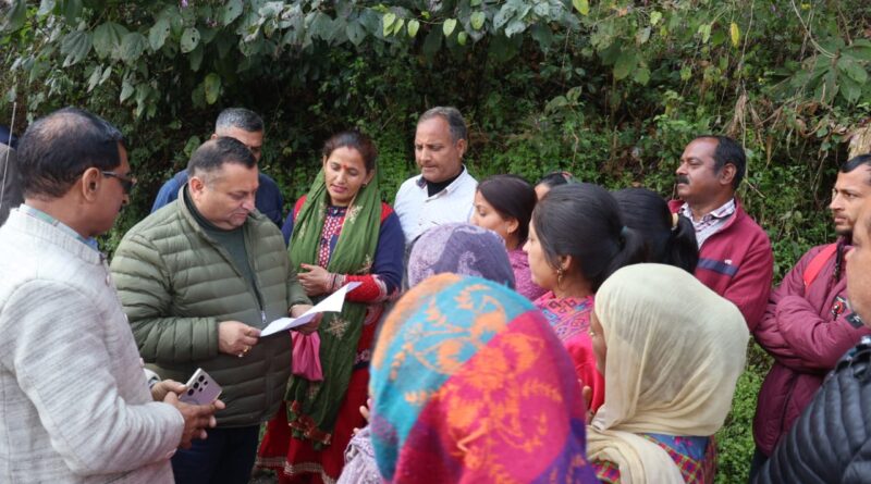 विधानसभा उपाध्यक्ष ने खाली अछौन तथा सीऊ में सुनी जन समस्याएं….