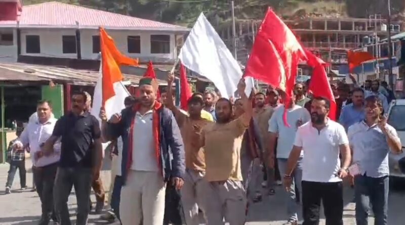 पहलगाम में हिंदुओं की सामुहिक हत्या के खिलाफ राजगढ़ में निकाली रोष रैली…