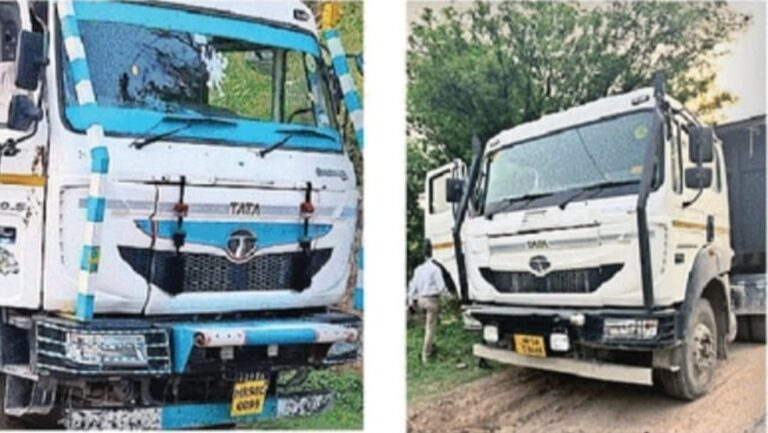 RTO मैडम ने छोडे फर्जी नंबरों से चल रहे डंपर…दोनों डंपर गायब…