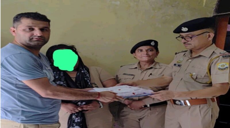 9 ग्राम स्मैक व 14 हजार रुपए कैश के साथ पांवटा की महिला गिरफ्तार ….