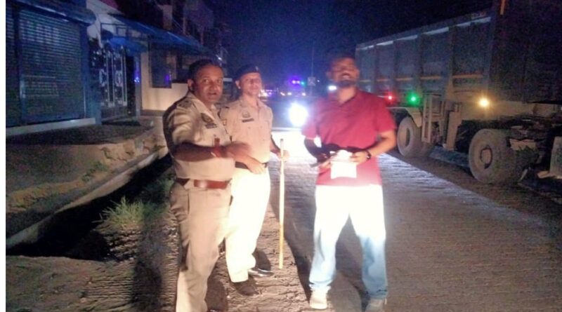 16 चालान…सभी डंपरों को किया Impound…. आम जनता ने ली राहत की सांस…
